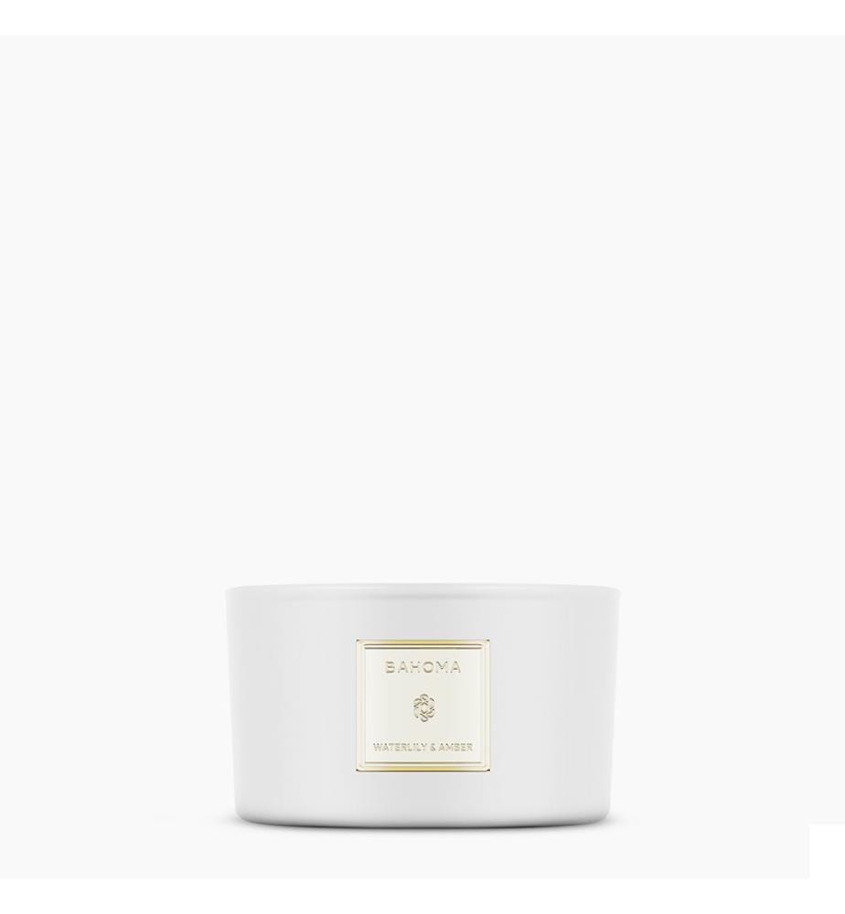 Bougie parfumée Nénuphar & Ambre - 400 g