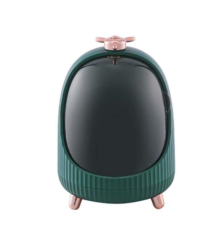 Organisateur de Maquillage et de Cosmétiques avec Éclairage  Taille Moyenne 24,5 x 19 cm  Vert