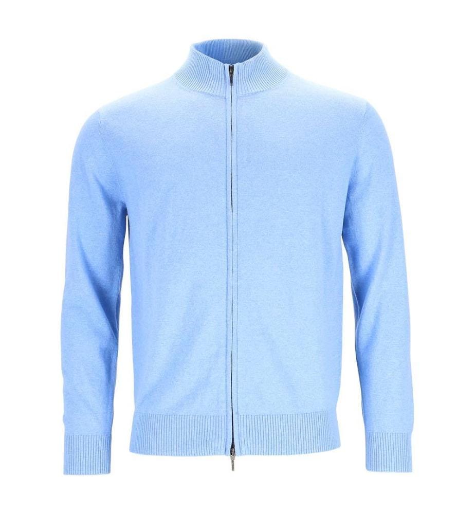 Cardigan zippé - Bleu clair