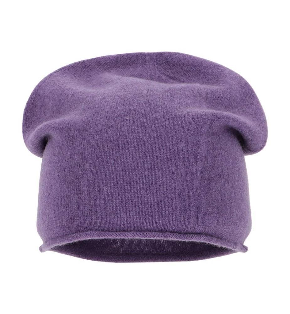 Bonnet en jersey - Violet