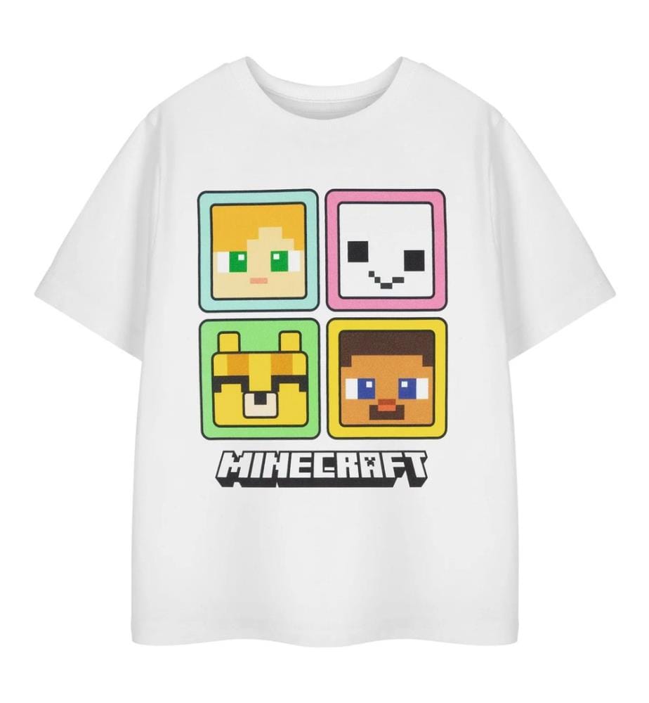 Minecraft - T-shirt manches courtes - Fille