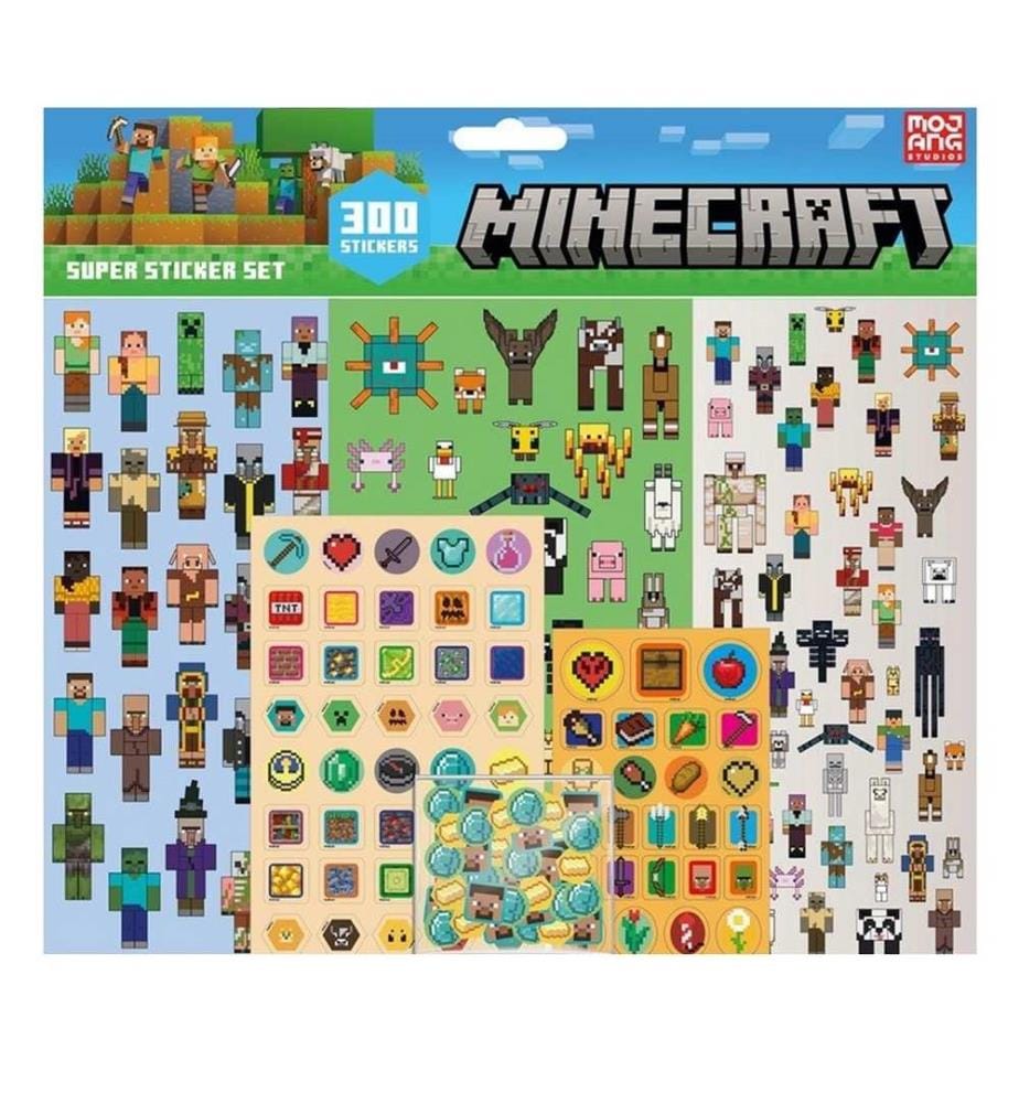 Minecraft - Autocollants motif/style personnages