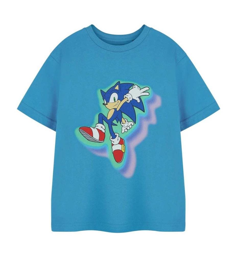 Sonic The Hedgehog - T-shirt GLOW TRIO - Garçon