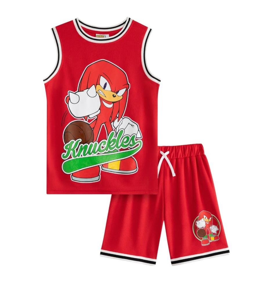 Sonic The Hedgehog - Kit de basket motif Knuckles - Garçon