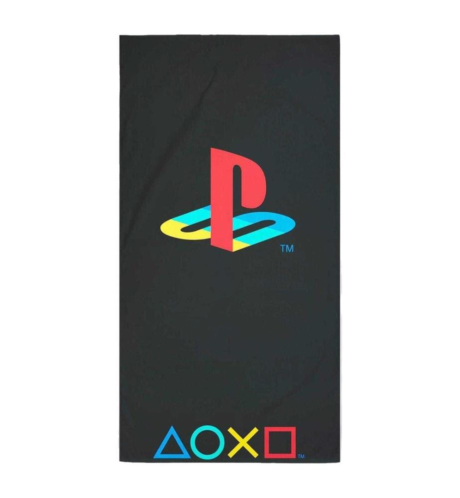 Playstation - Serviette de bain motif Logo rétro