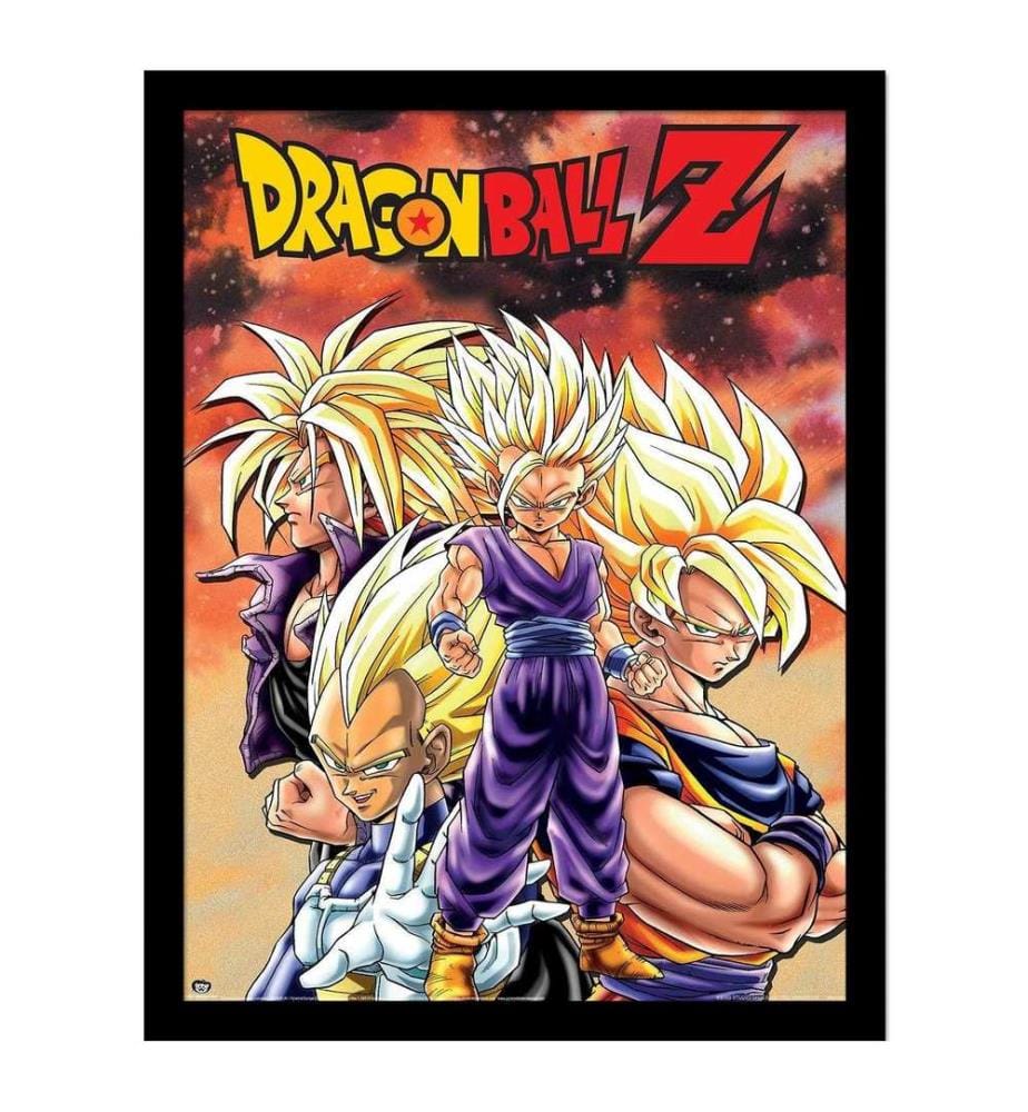 Dragon Ball Z - Poster encadré SUPER SAIYAN