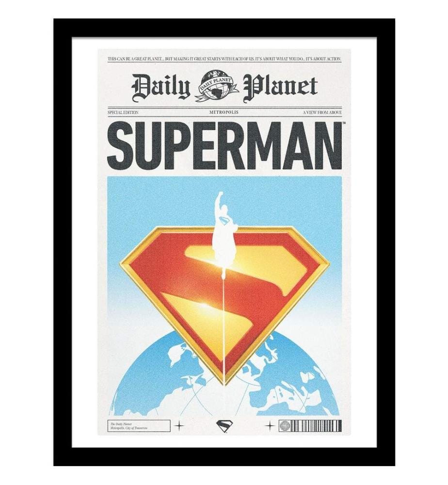 Superman - Poster encadré DAILY PLANET