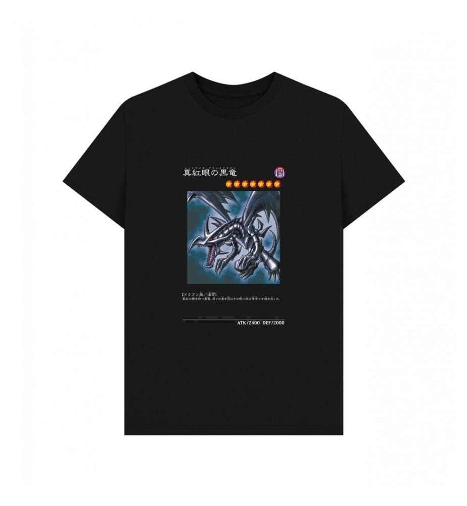 Yu-Gi-Oh! - T-shirt motif Dragon Noir aux Yeux Rouges - Adulte