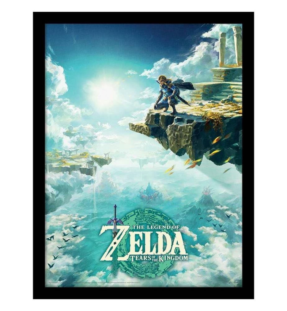 The Legend Of Zelda - Poster encadré TEARS OF THE KINGDOM