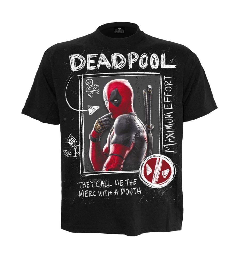 Deadpool & Wolverine - T-shirt motif/style croquis - Adulte