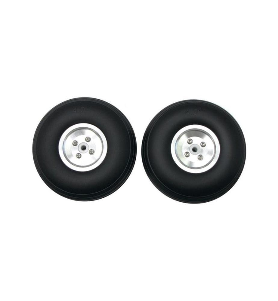 OEM roue de modèle d'avion avec jante alu 102 mm, 2 pièces