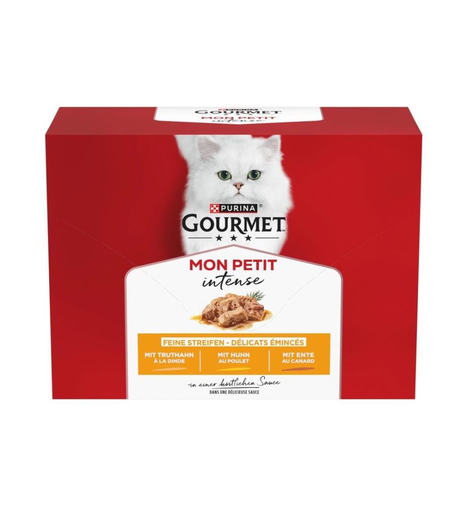 Purina Gourmet Alimentation humide Mon Petit Intense 12 x 50 g