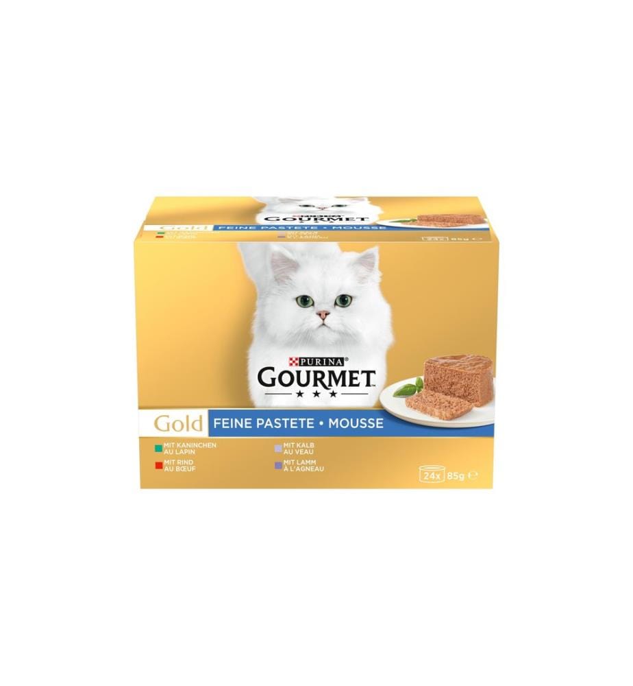 Purina Gourmet Nourriture humide Gourmet Gold fine Pâté Viande, 24 x 85 g
