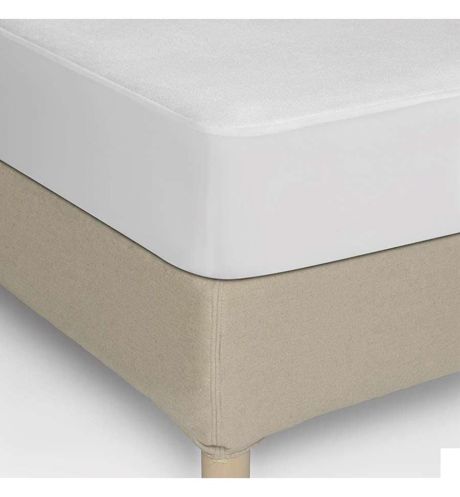 Protège Matelas forme Housse - Imperméable - Absorbant - Anti acariens 180 x 200 cm - Blanc