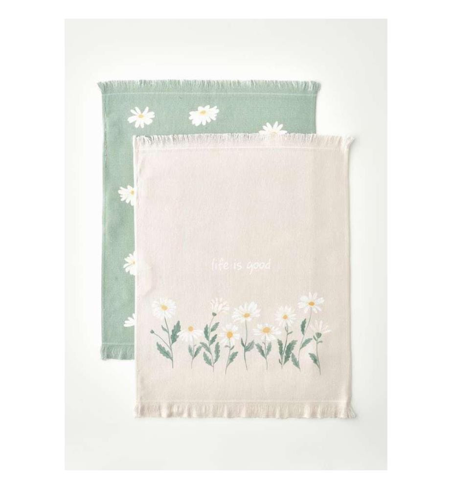 Lot de 2 chiffons Daisy