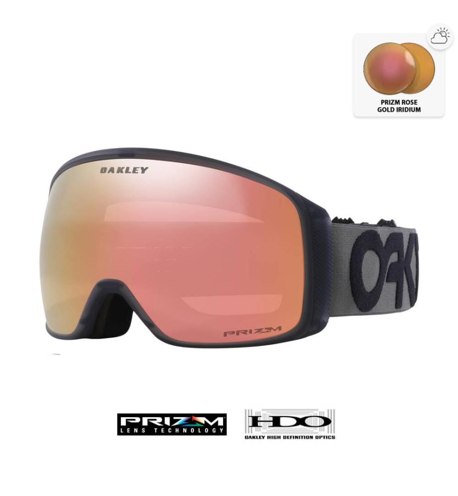 Masque Flight Tracker L Prizm Rose Gold Iridium - Noir et Rose