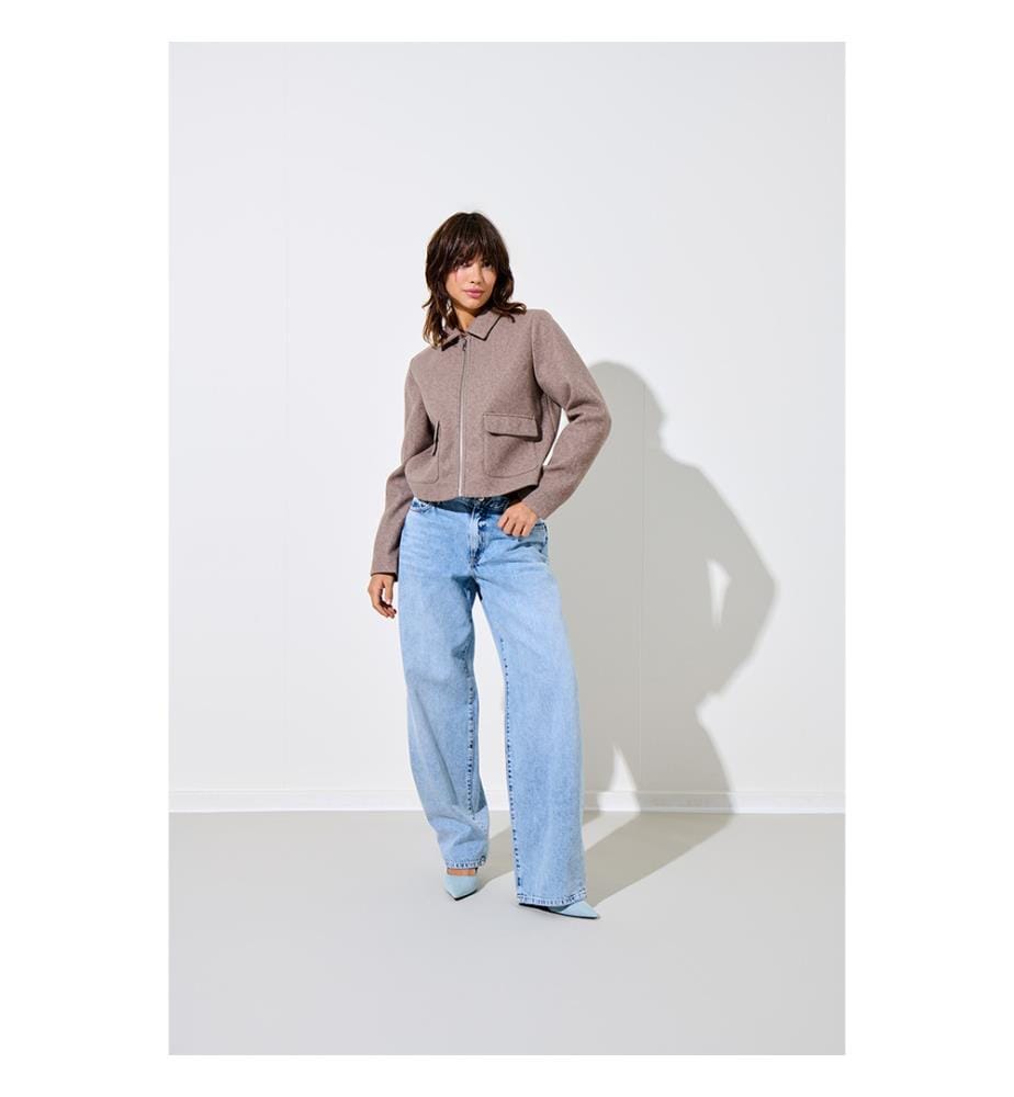 Manteau - Taupe gris chiné