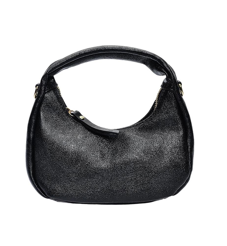 Sac hobo à bandoulière - Noir