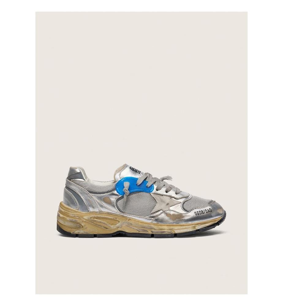 Baskets Dad-Star - Argent et Blanc