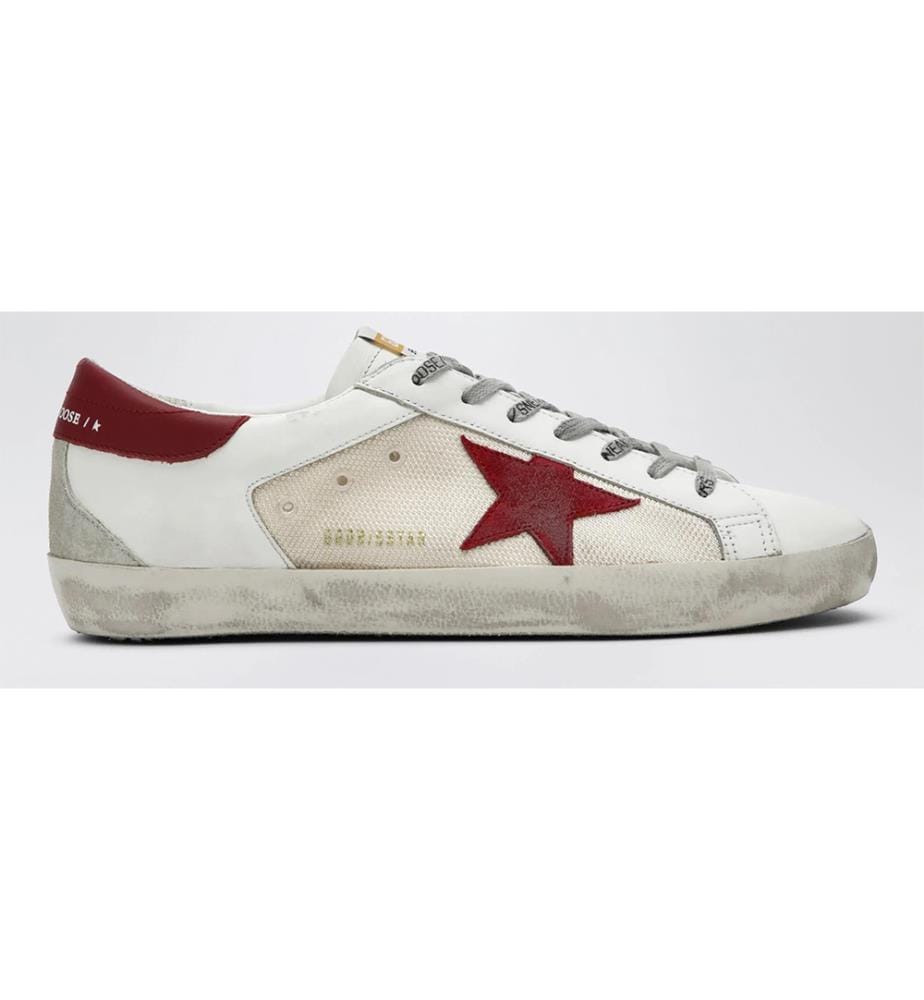 Baskets Super-Star - Beige, blanc, rouge, gris
