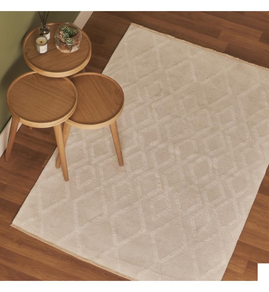 Tapis Diamant 120x180 cm - Blanc