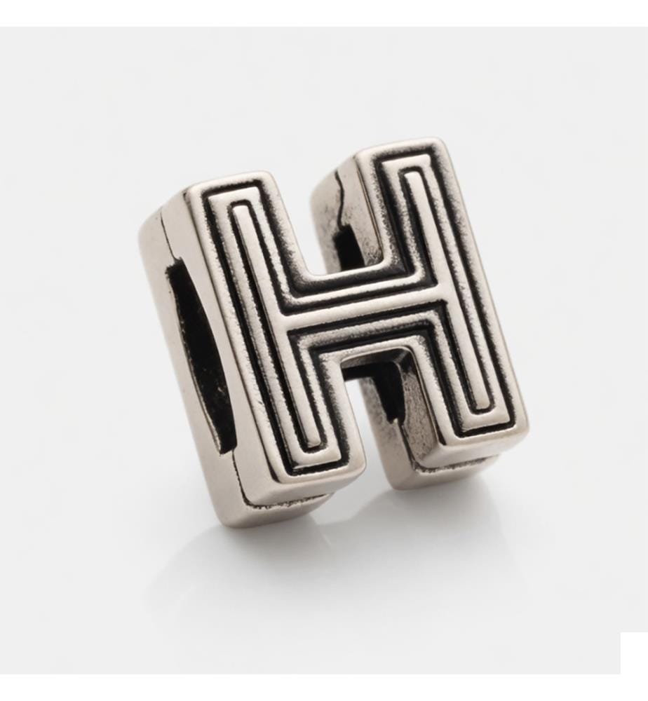Charm Lettre H - Argenté