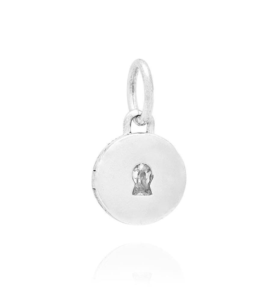 Charm Pendant Médaillon dAmour Ouvrable & Gravable - Argent 925/1000e