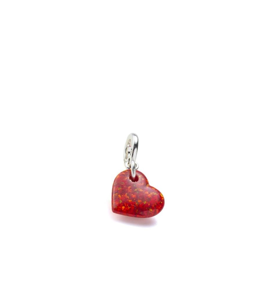 Pendentif en forme de Cur - Rouge