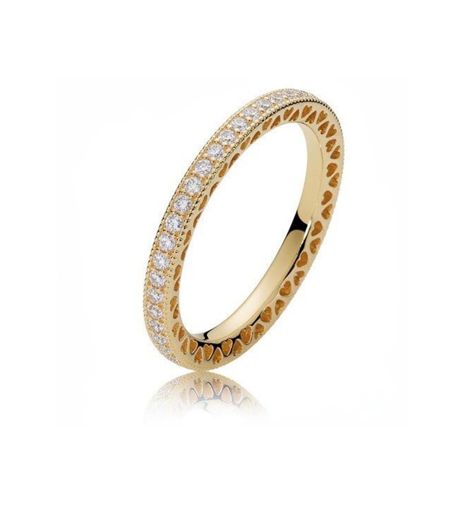 Pandora Bague Shine Hearts Of Pandora - Doré