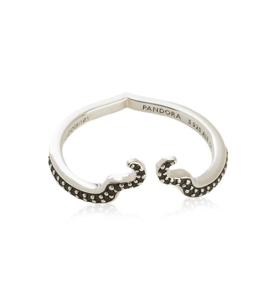 Bague Maléfique - Silver/Black