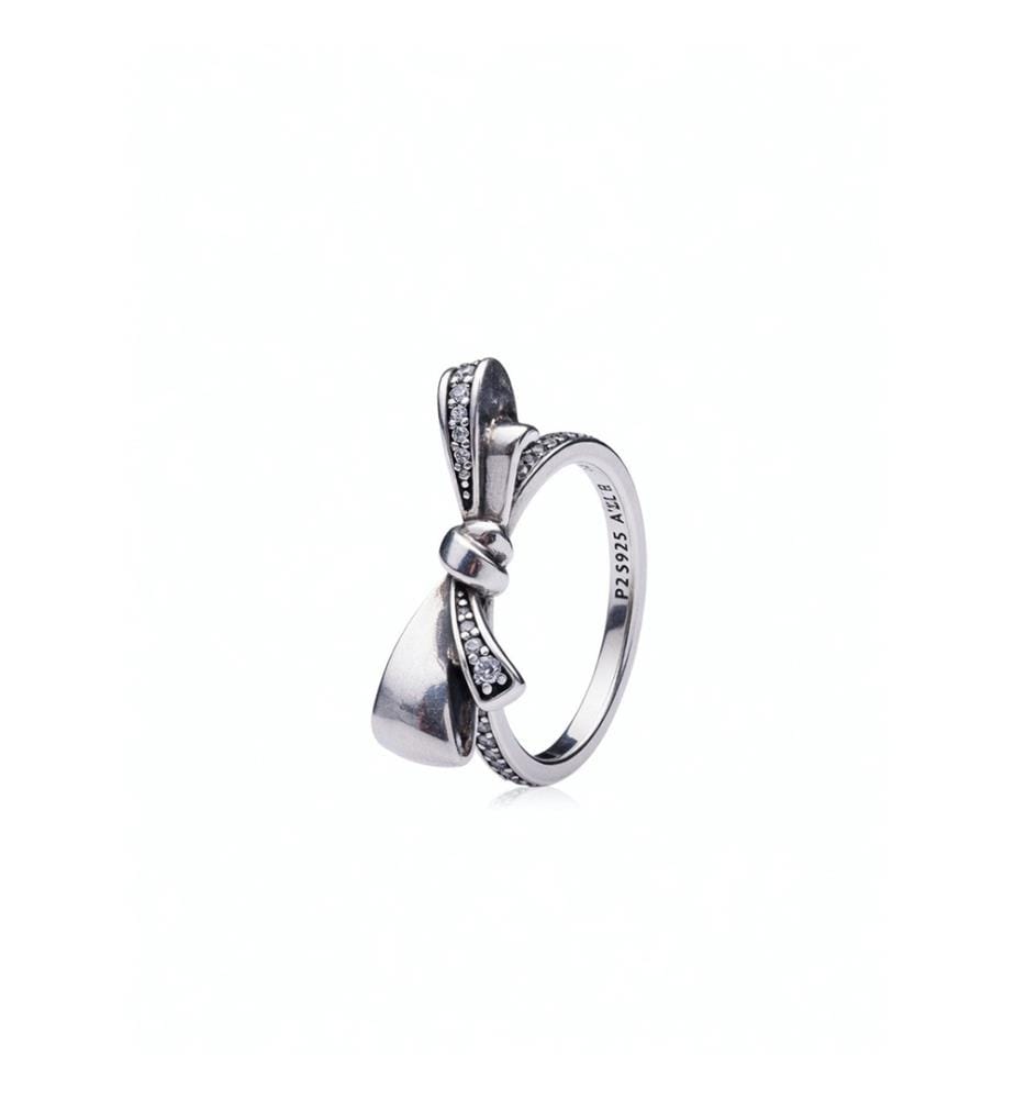 Pandora Bague en argent avec nud en zirconium - Argent