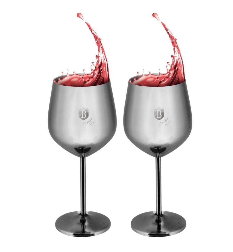 Lot de 2 Verres À Vin Inox - Eternal