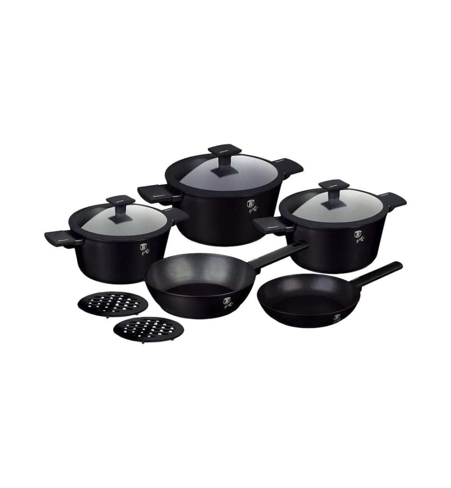 Set de 10 ustensiles de cuisine, Matte Black Collection