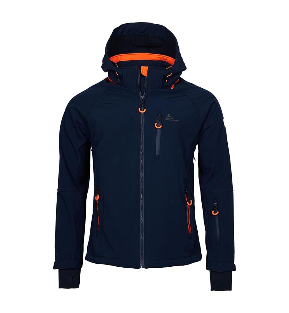 Veste Softshell Cimaleo - Bleu Foncé et Orange