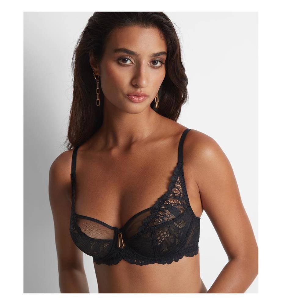 Soutien-Gorge Flowermania - Noir