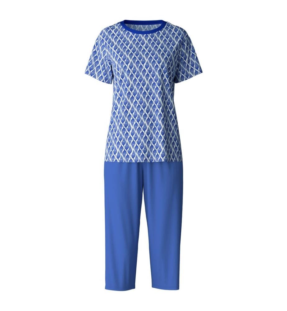 Pyjama 3/4 - Bleu pétrole