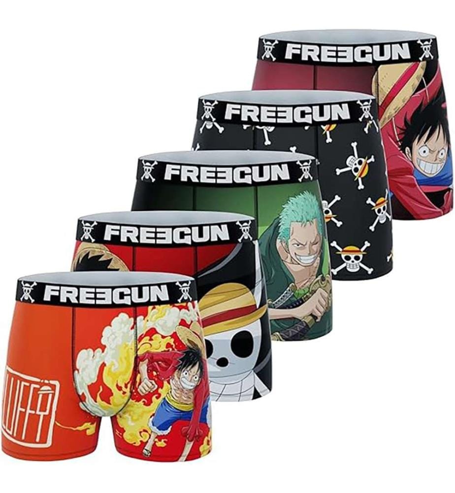 Lot de 5 Boxers One Piece - Multicolore