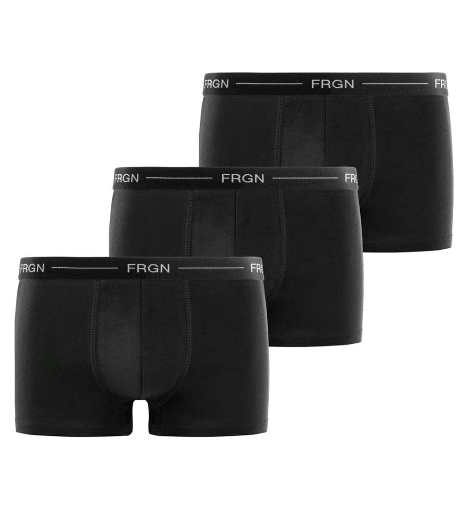 Lot de 3 Boxers - Blanc et Noir