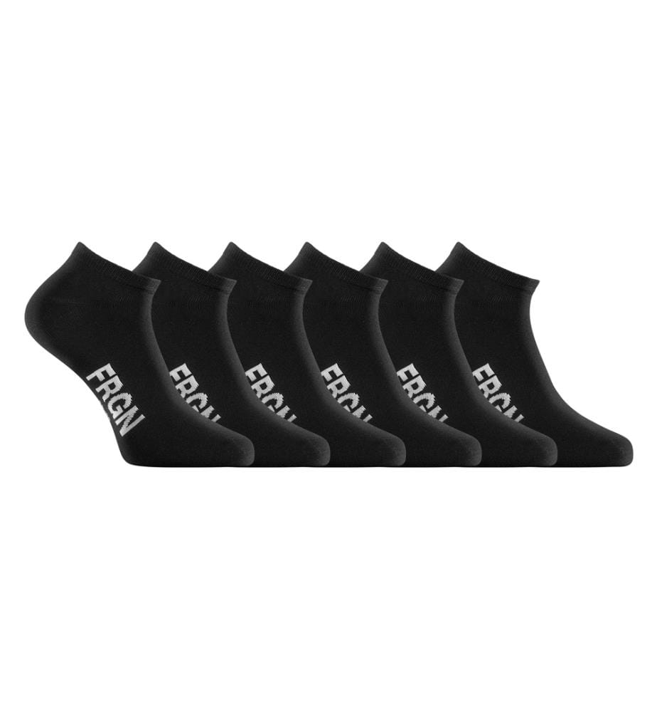 Lot de 6 Paires de Chaussettes Tiges Courtes - Blanc et Noir