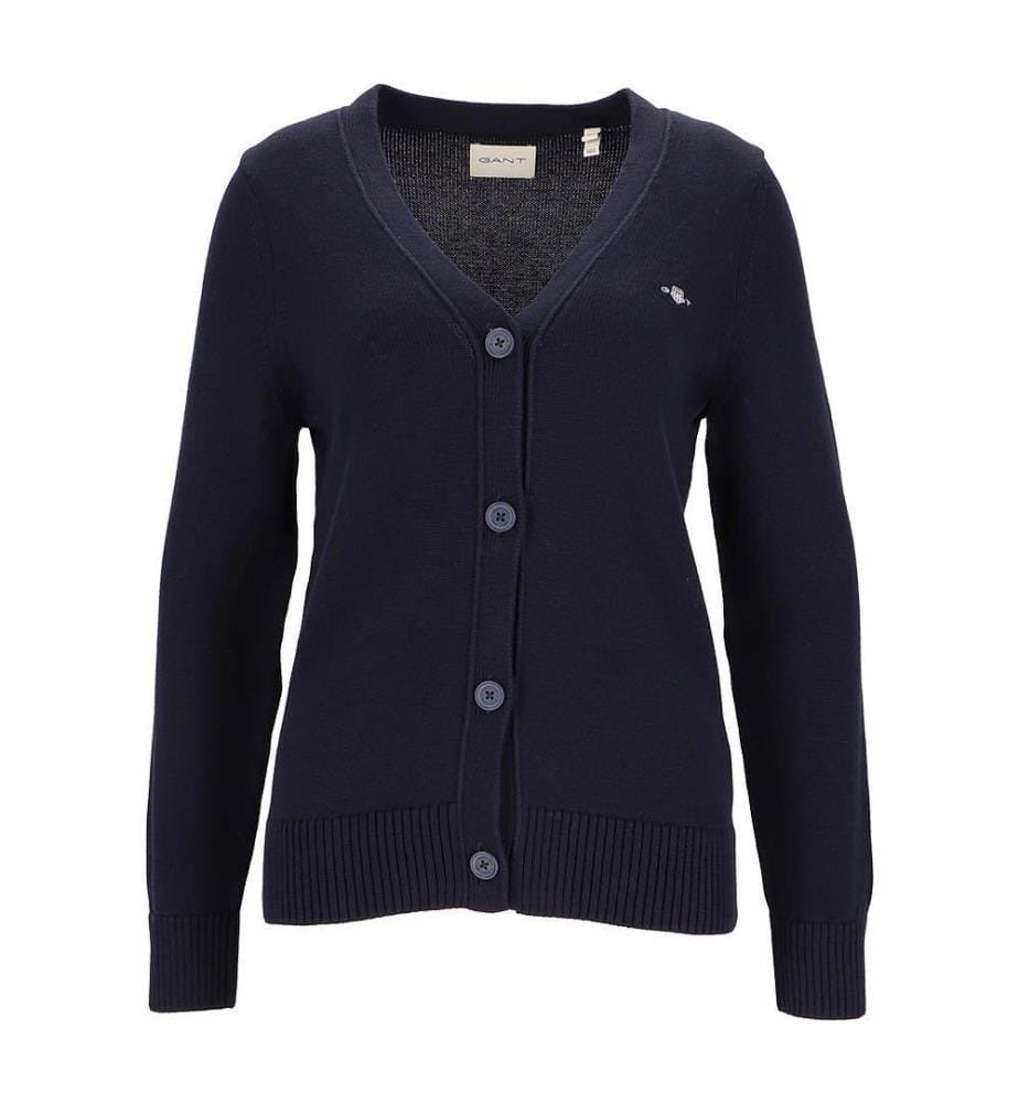 Cardigan en coton classique - Bleu Marine / Navy