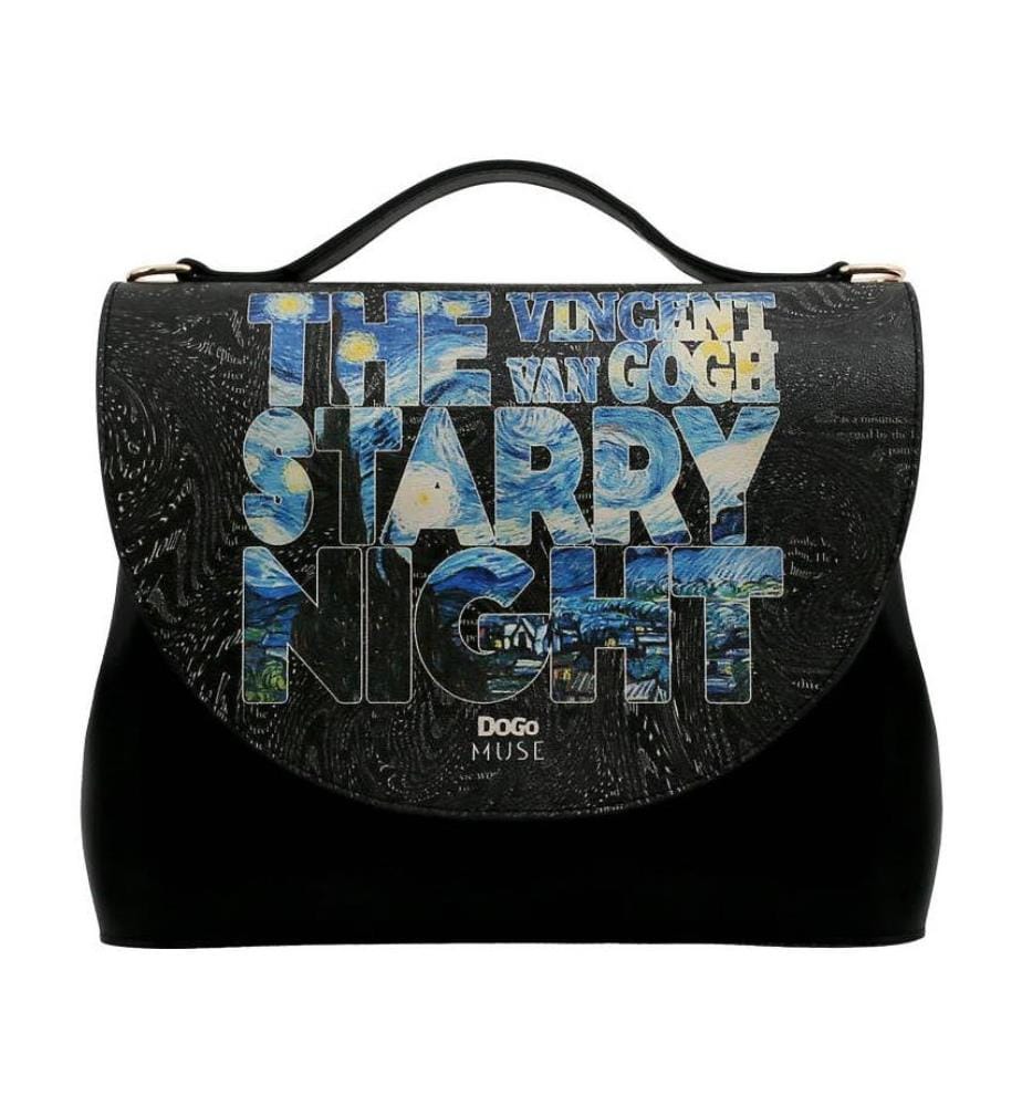 Sac à Main Vegan Vincent van Gogh The Starry Night Muse Design - Multicolore