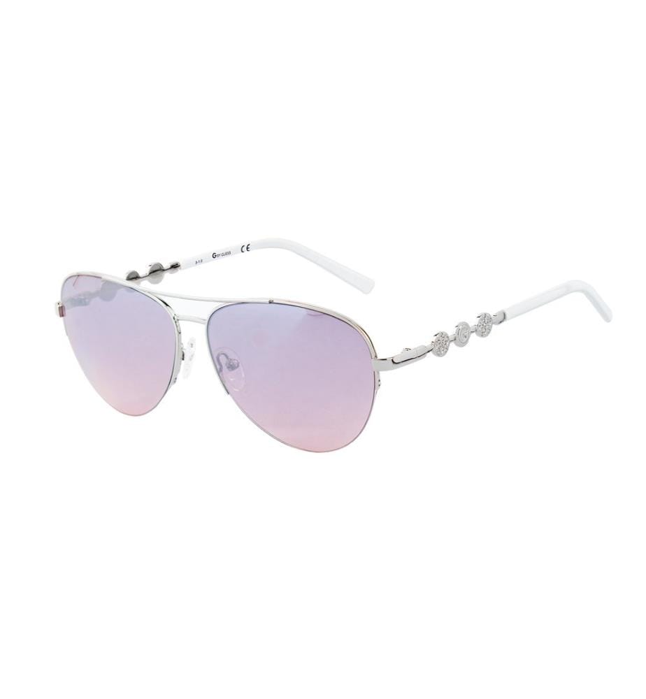 Lunettes de Soleil - White and Rose