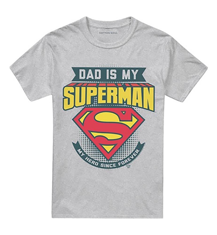 T-shirt Superman / Superman Mon père est Superman Fête des Pères - Athletic Heather