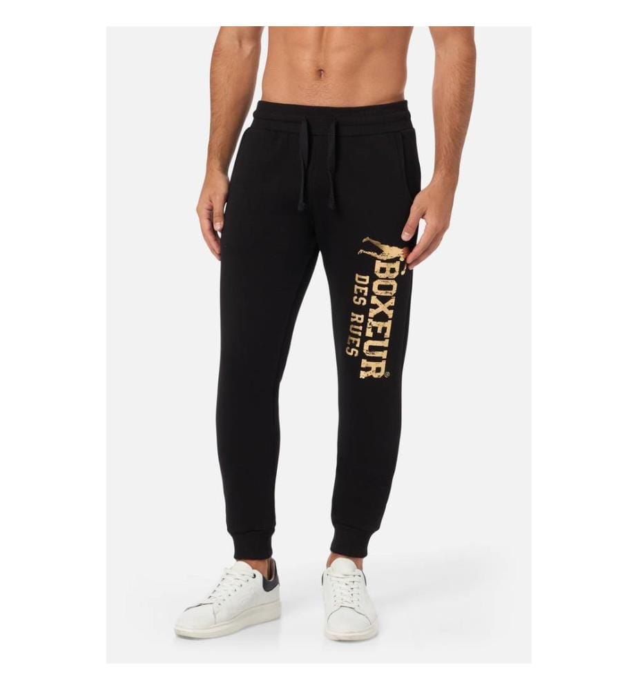 Pantalon de Training Slim Fit avec logo - Noir et Or