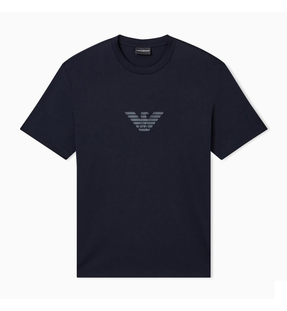 T-Shirt Essential en jersey de coton Pima Slim Fit - Bleu
