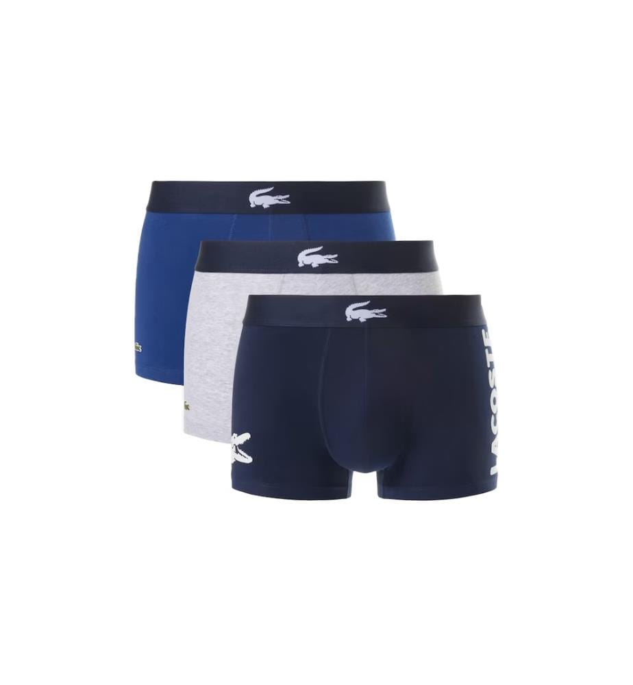 Lot de 3 slips de bain - Bleu marine & Blanc & Noir