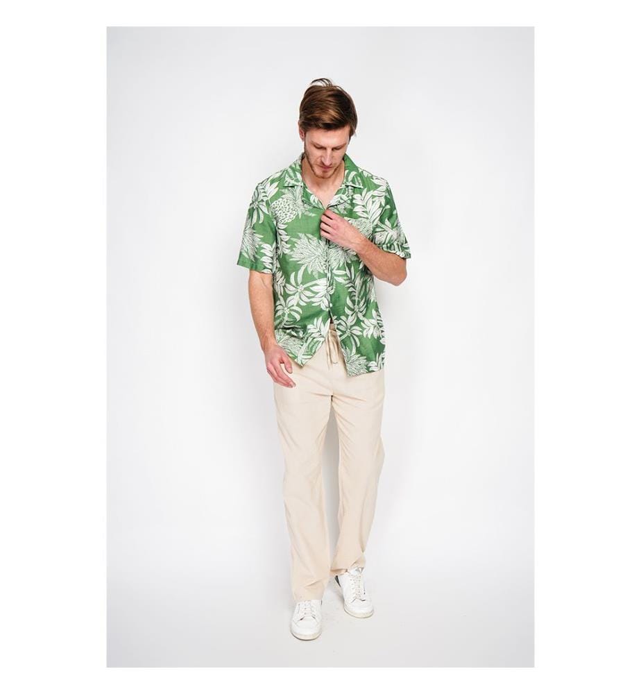 Pantalon Coupe Droite - Lin