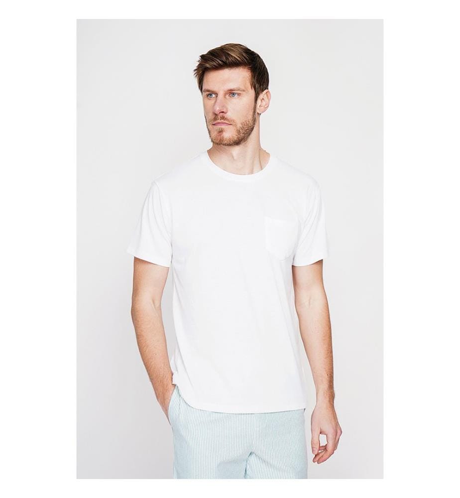 T-shirt col rond - Blanc