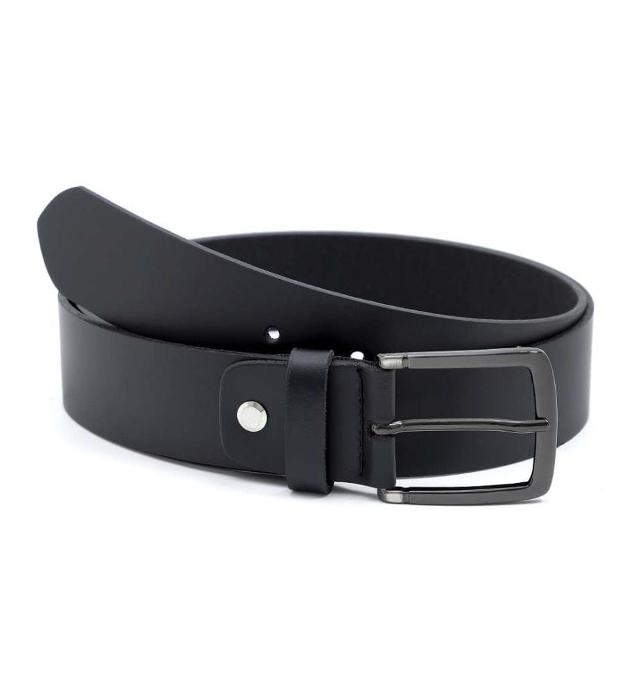 Ceinture en cuir - noir