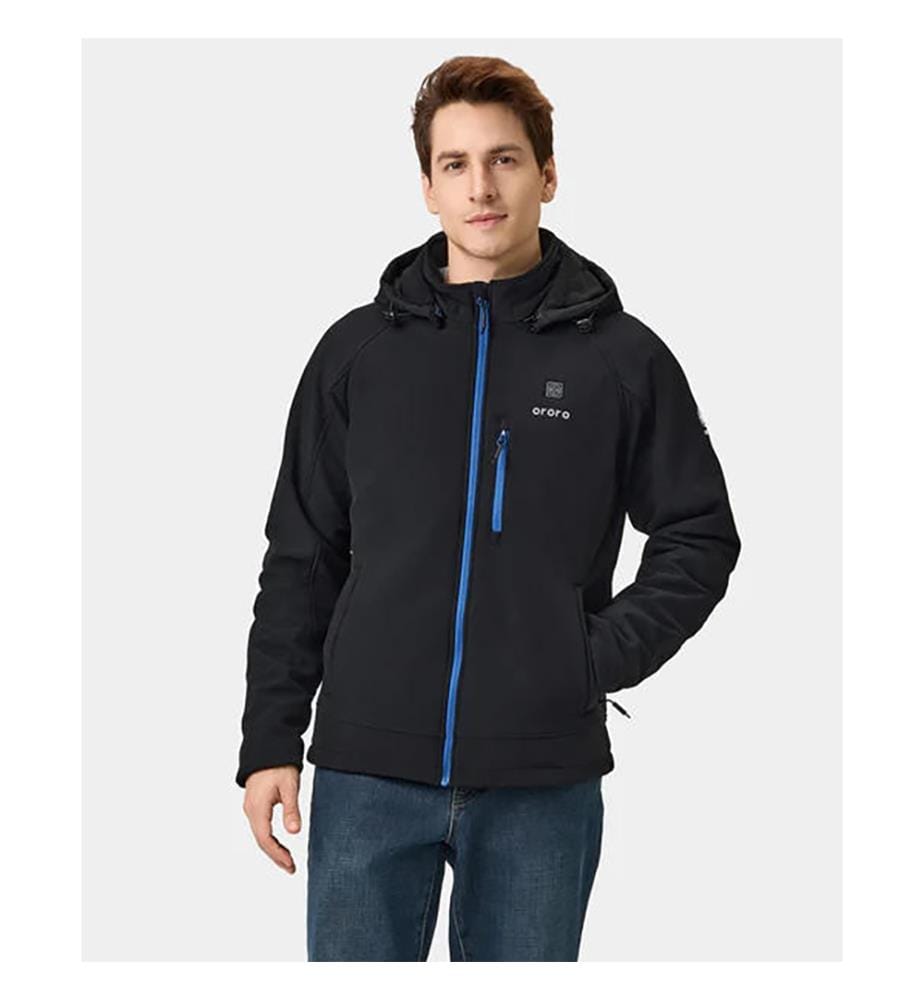 Veste classique chauffante 4-Zones - Noir & Bleu